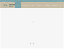 Tablet Screenshot of charlestonbirthplace.com